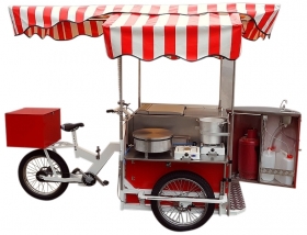 Street Food Carts on Tricycles - Cargo Bike System  Tricycles